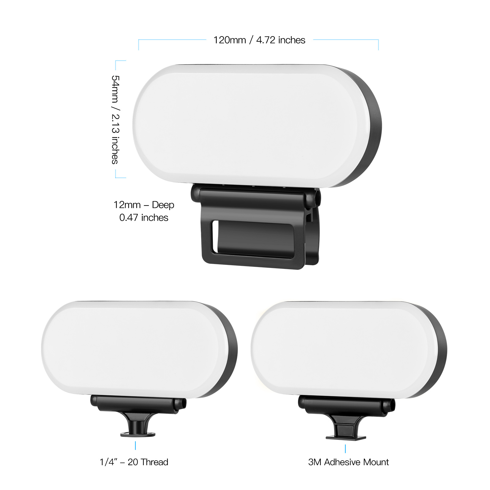Z2 LED Camera Video Lights Dimmable Video Conference Lighting fill ...